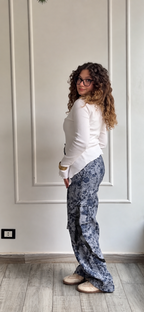 Cargo printed pants