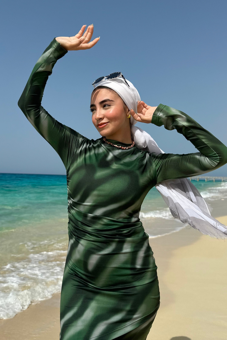 Sea Foam Full Swimsuit