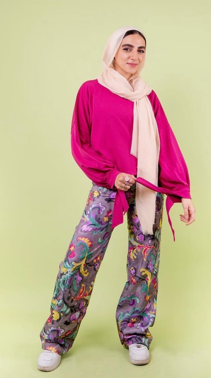Flora Denim Pant