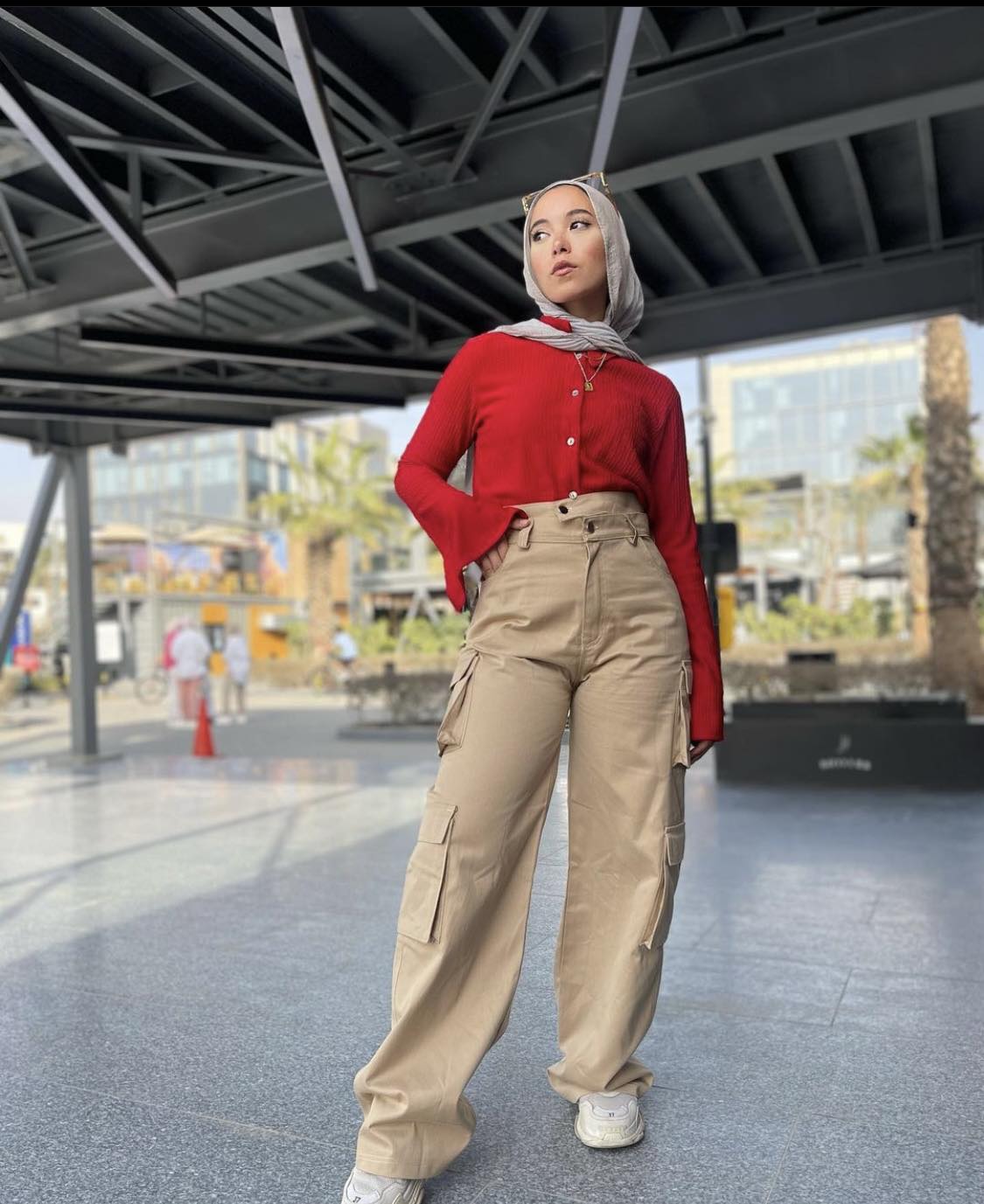 Comfy Cargo Pants – Beige