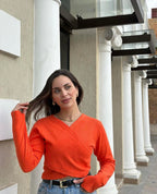 V Cut Pullover