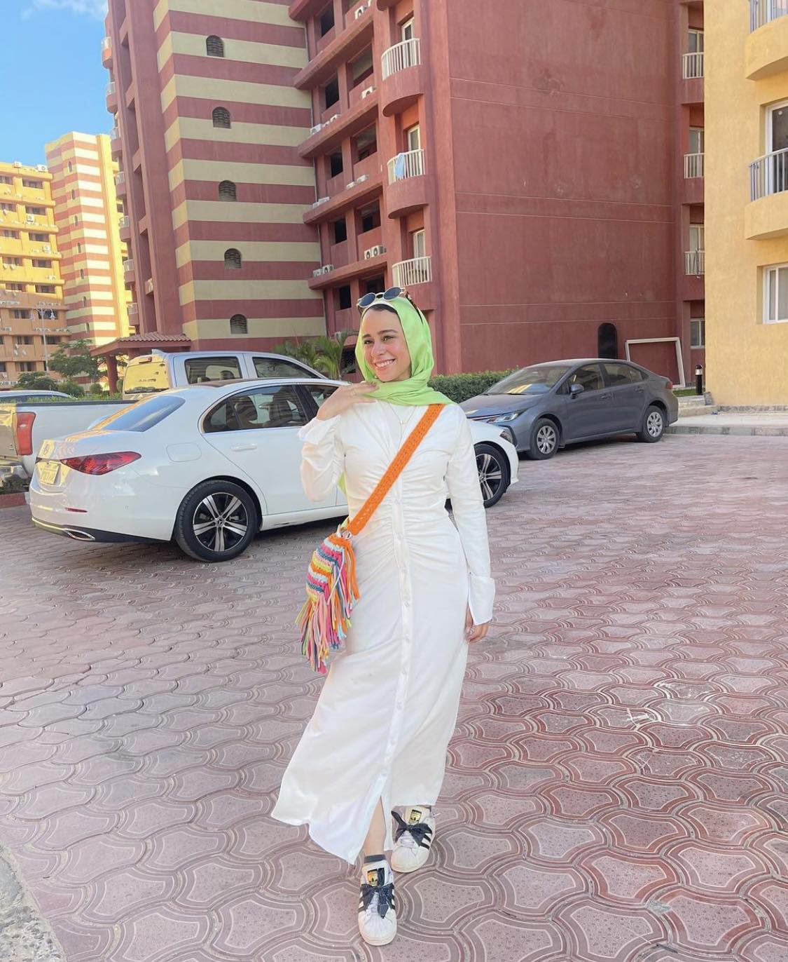 Cotton Dress - White