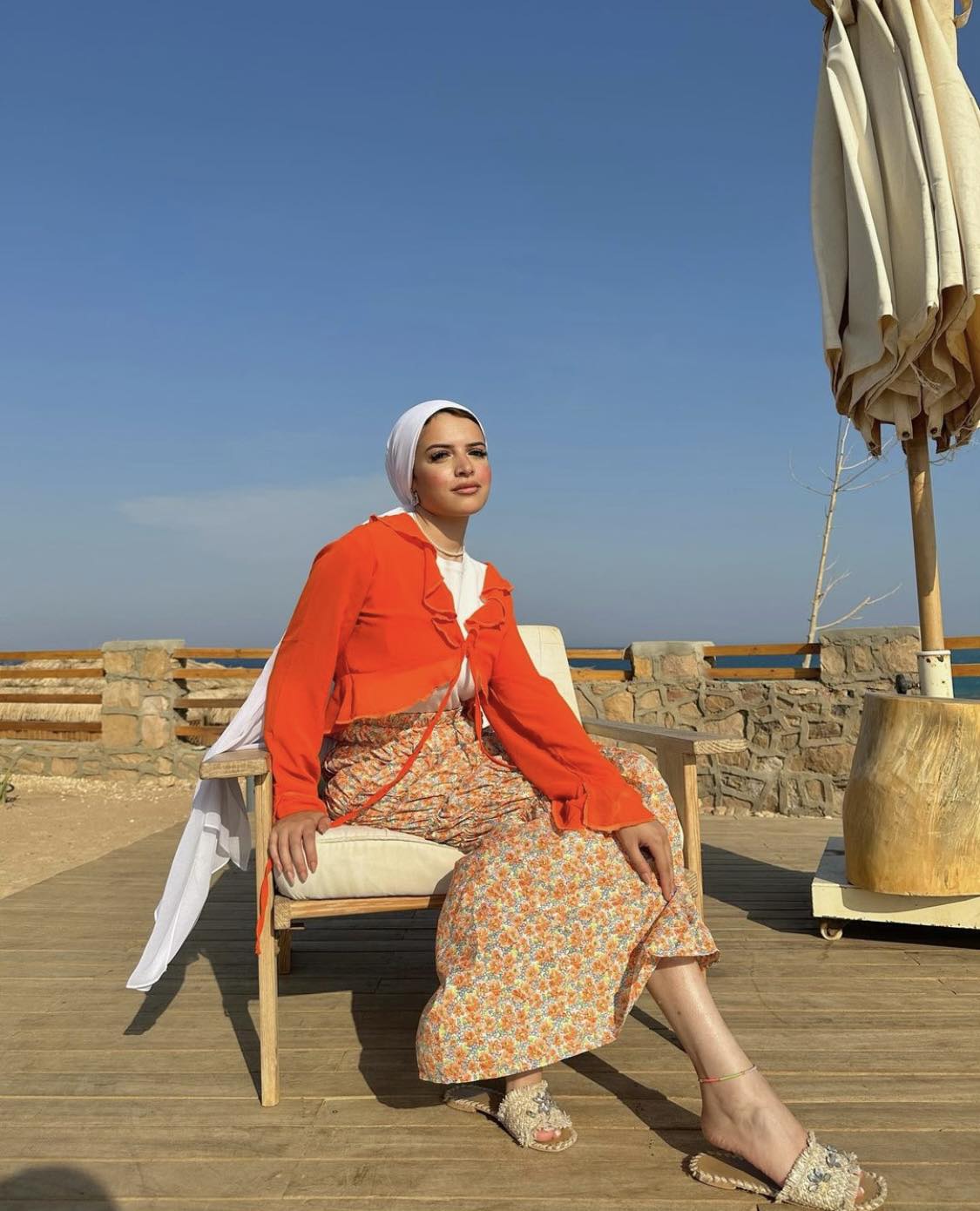 Butterfly Blouse - Orange