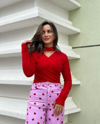 V Cut Pullover