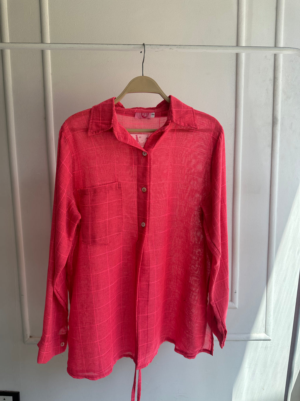 Stripped Linen Chemise