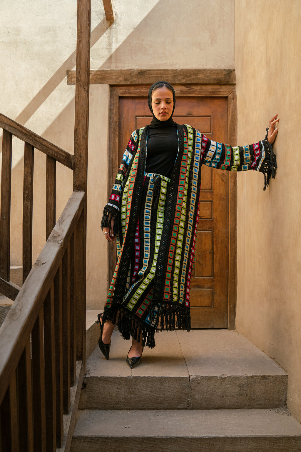 Handmade skirt in black