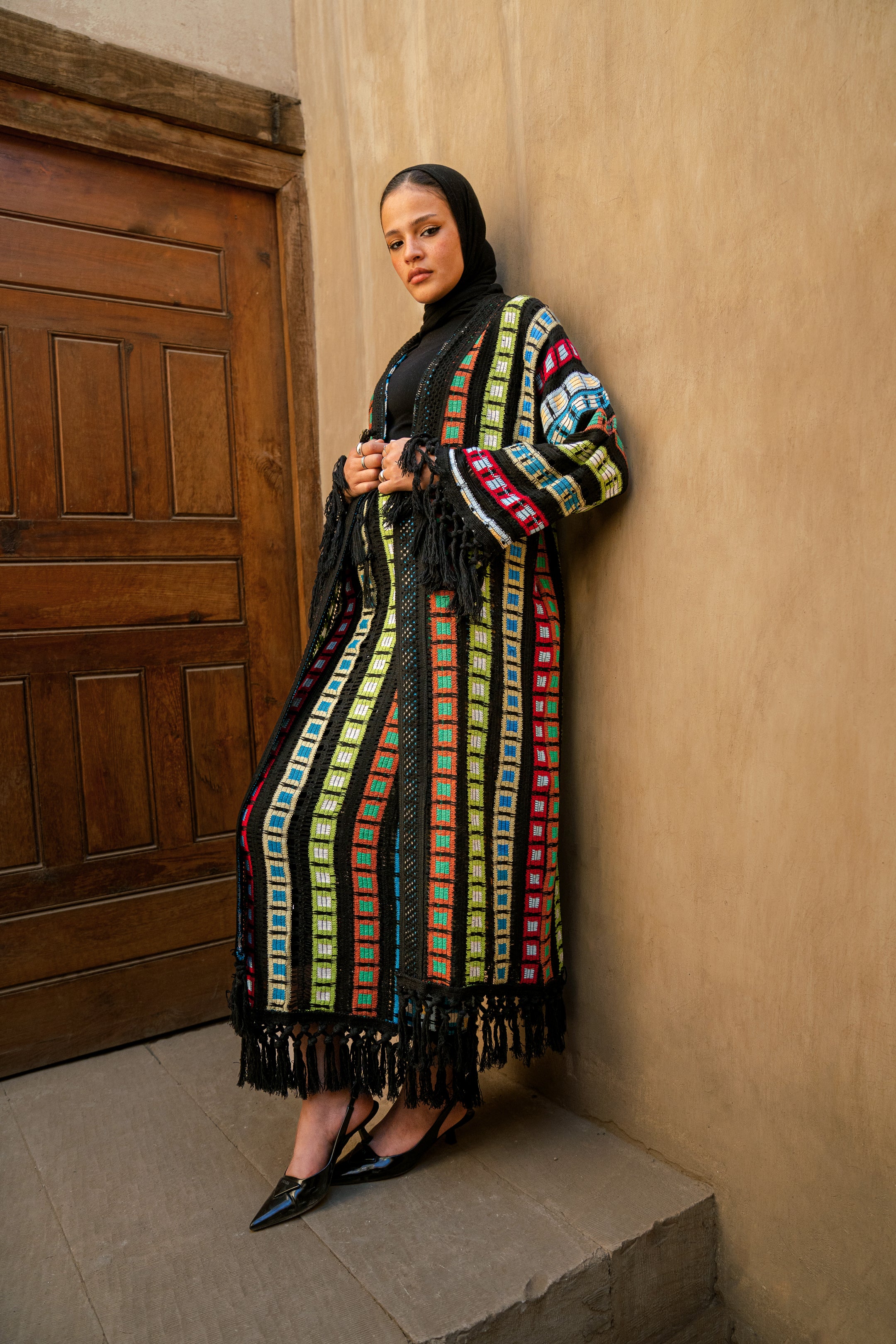 Handmade skirt in black