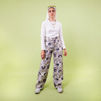Damask Blue Pants