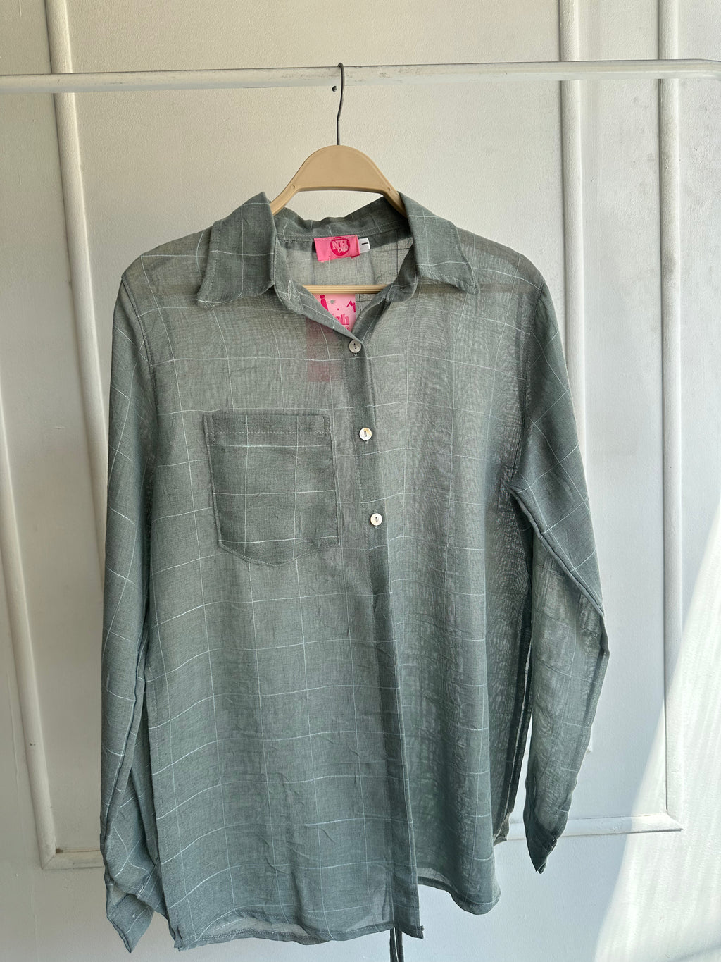 Stripped Linen Chemise