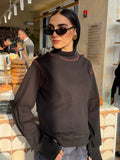 Red line Pullover