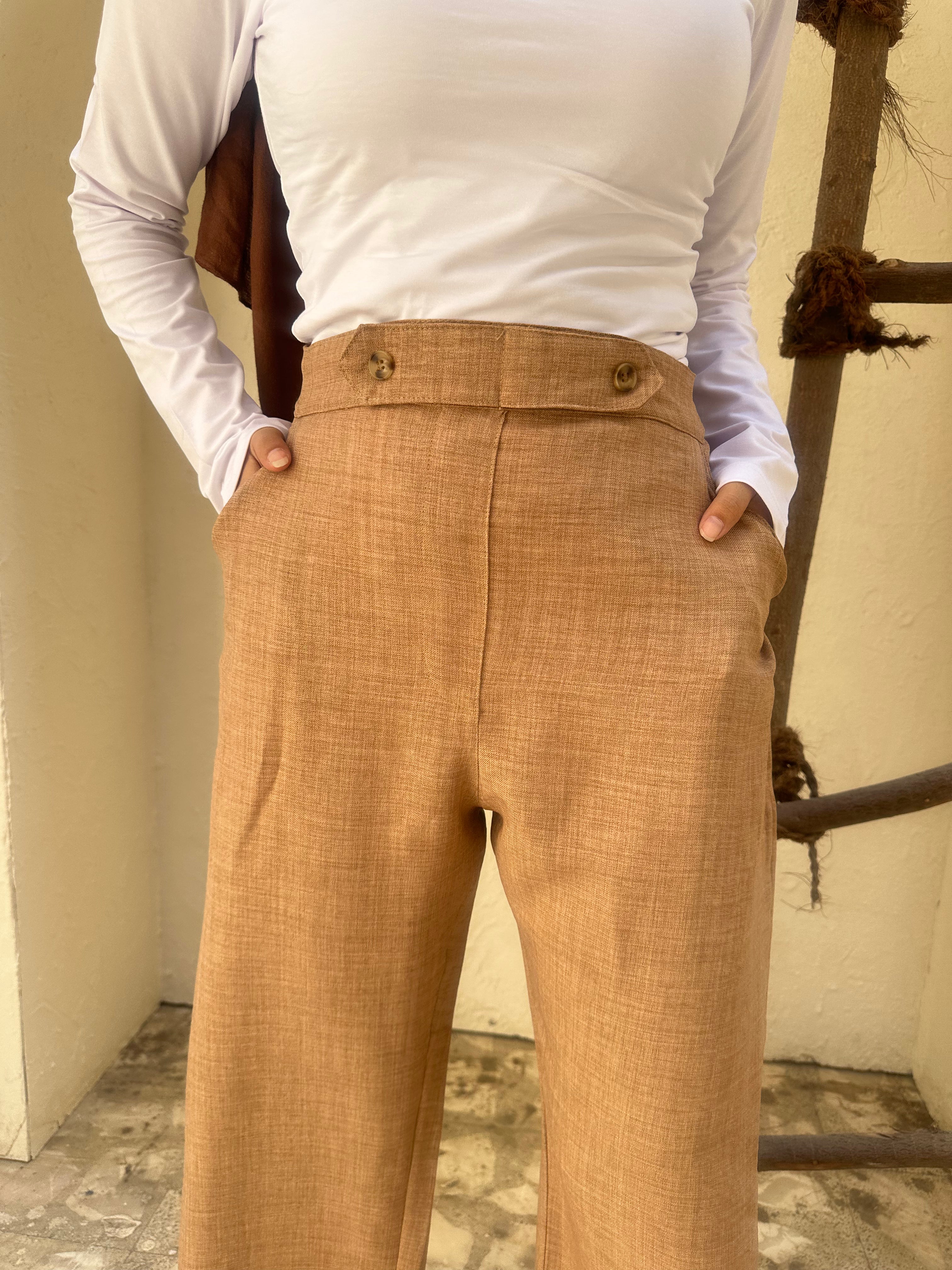 Formal Pants -Camel