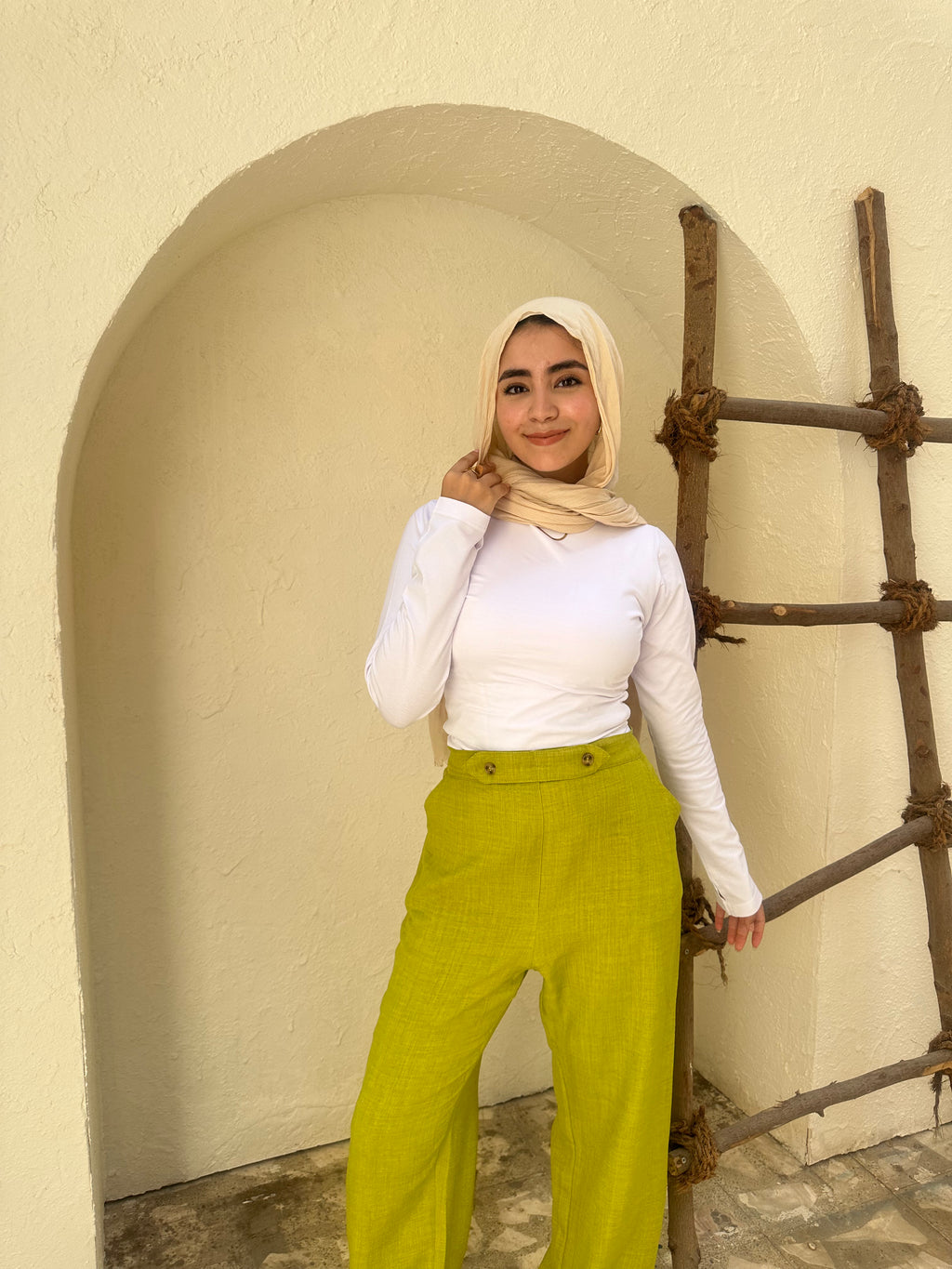 Formal Pants - Lime Green