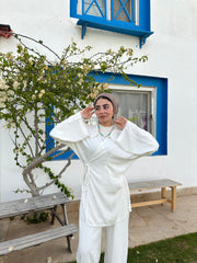 Linen Blouse - White