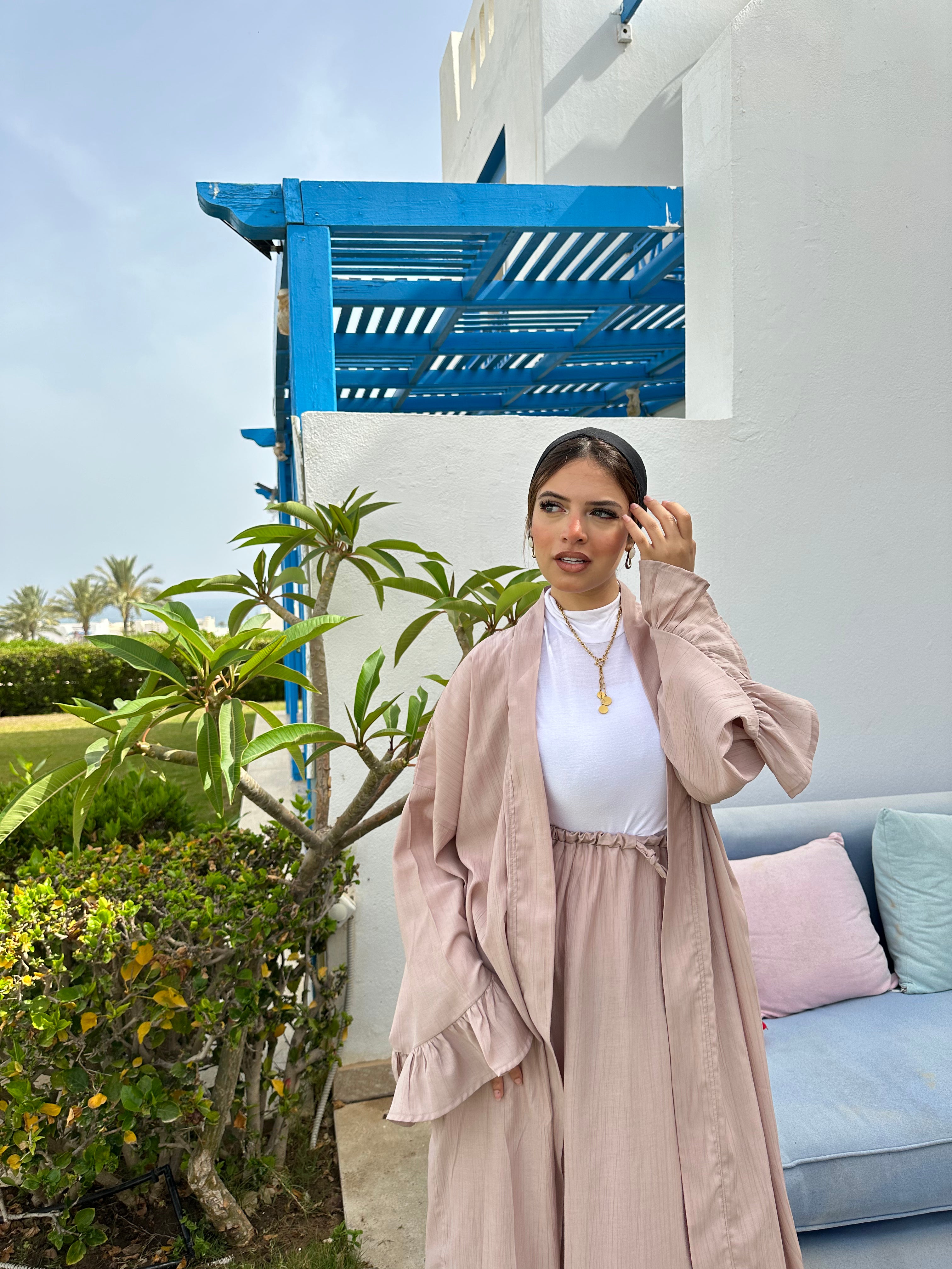 koresha Skirt – Beige – Nada Hassan