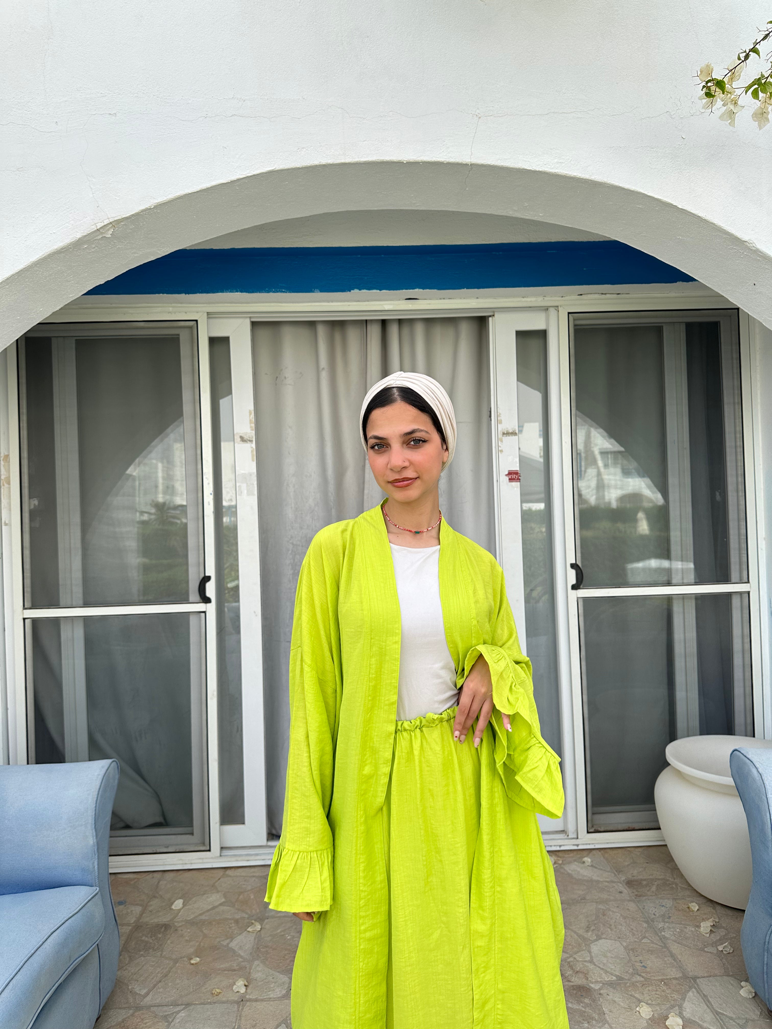 koresha Skirt – Lime Green