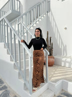 Tiger Printed Skirt