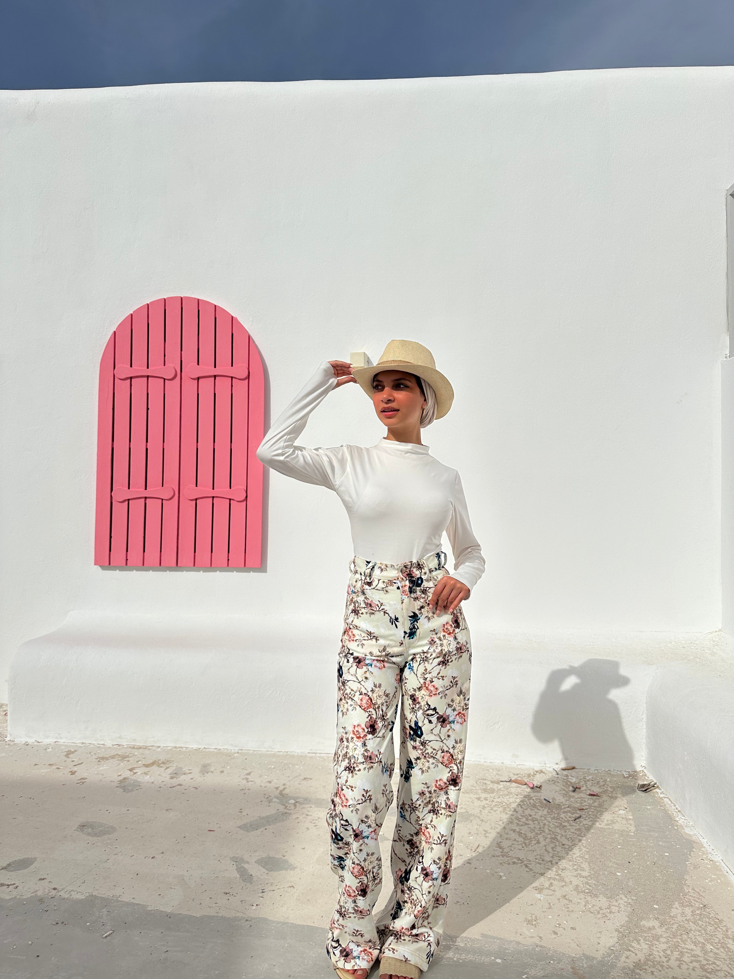 Floral Printed Pants