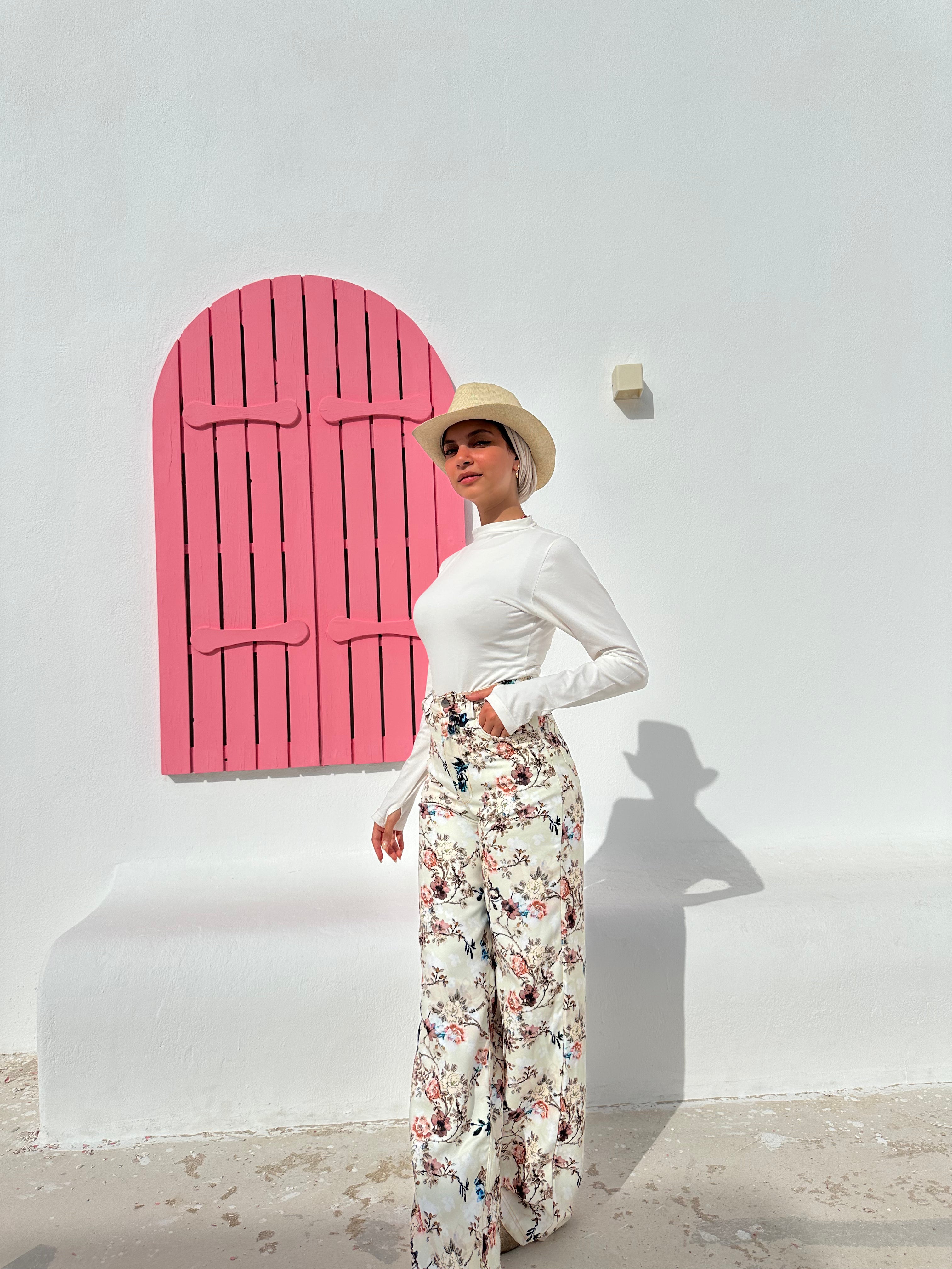 Floral Printed Pants