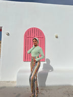 Zigzag Colors Printed Pants