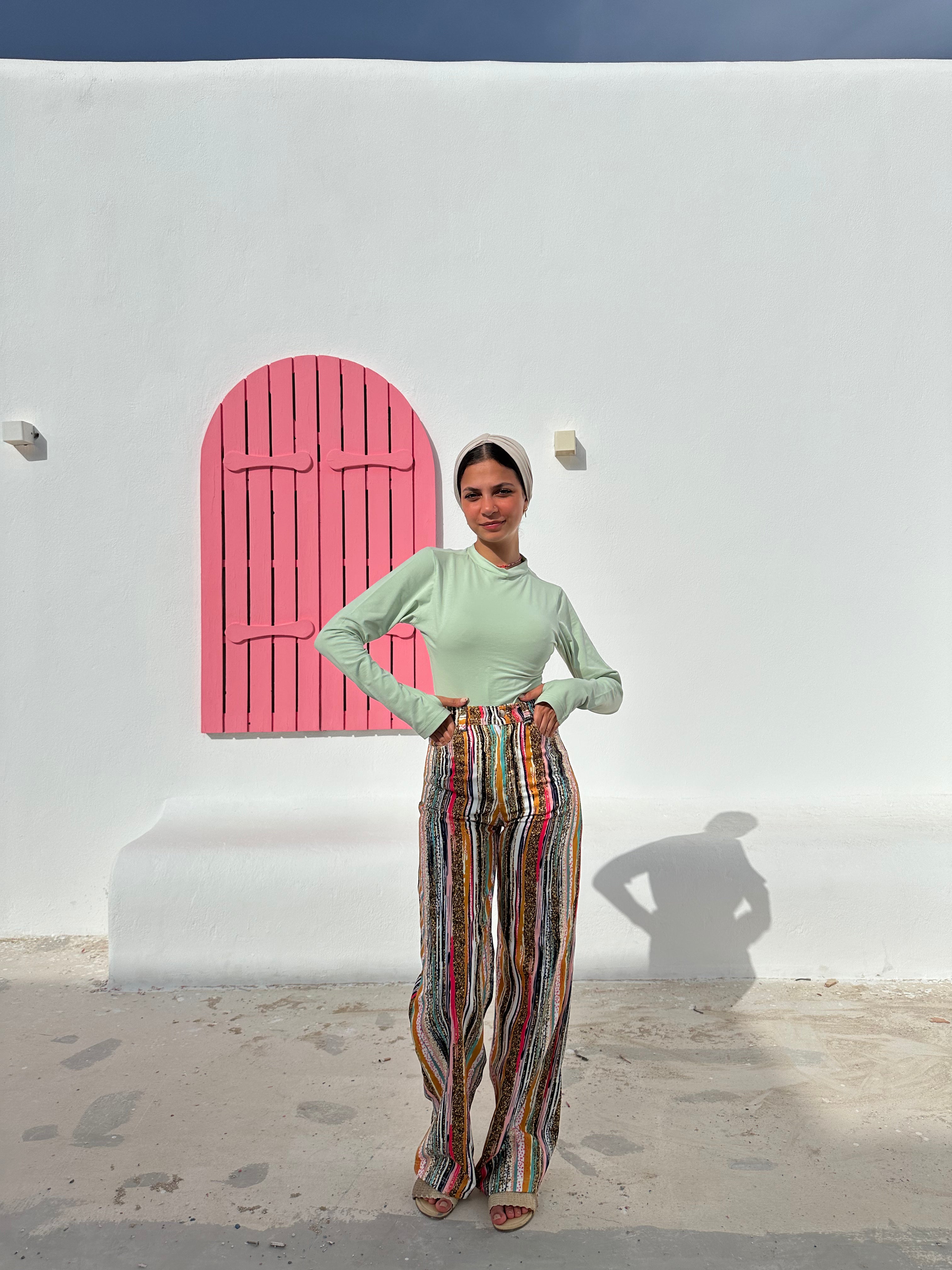 Zigzag Colors Printed Pants