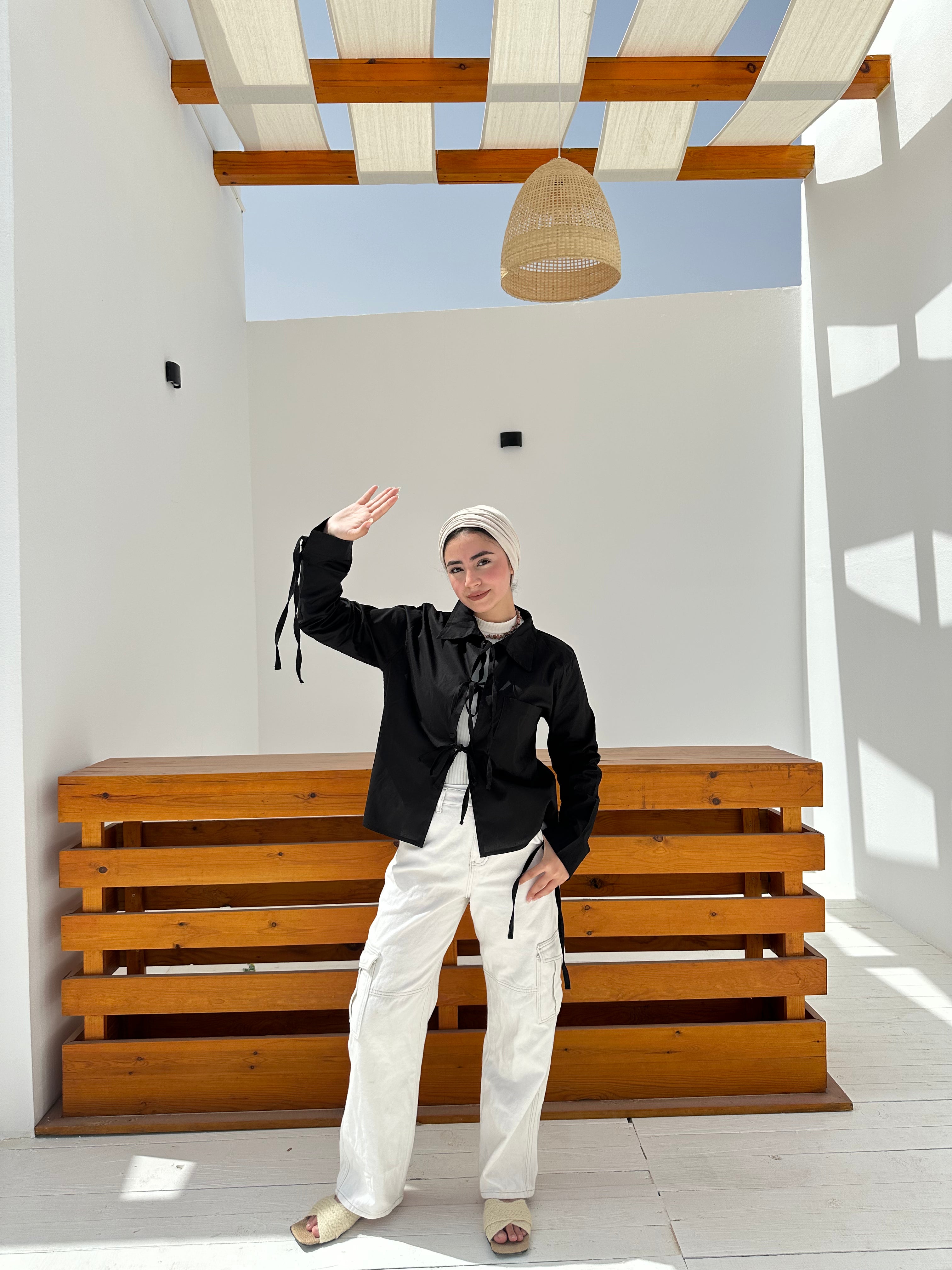 Poplin Shirt - Black