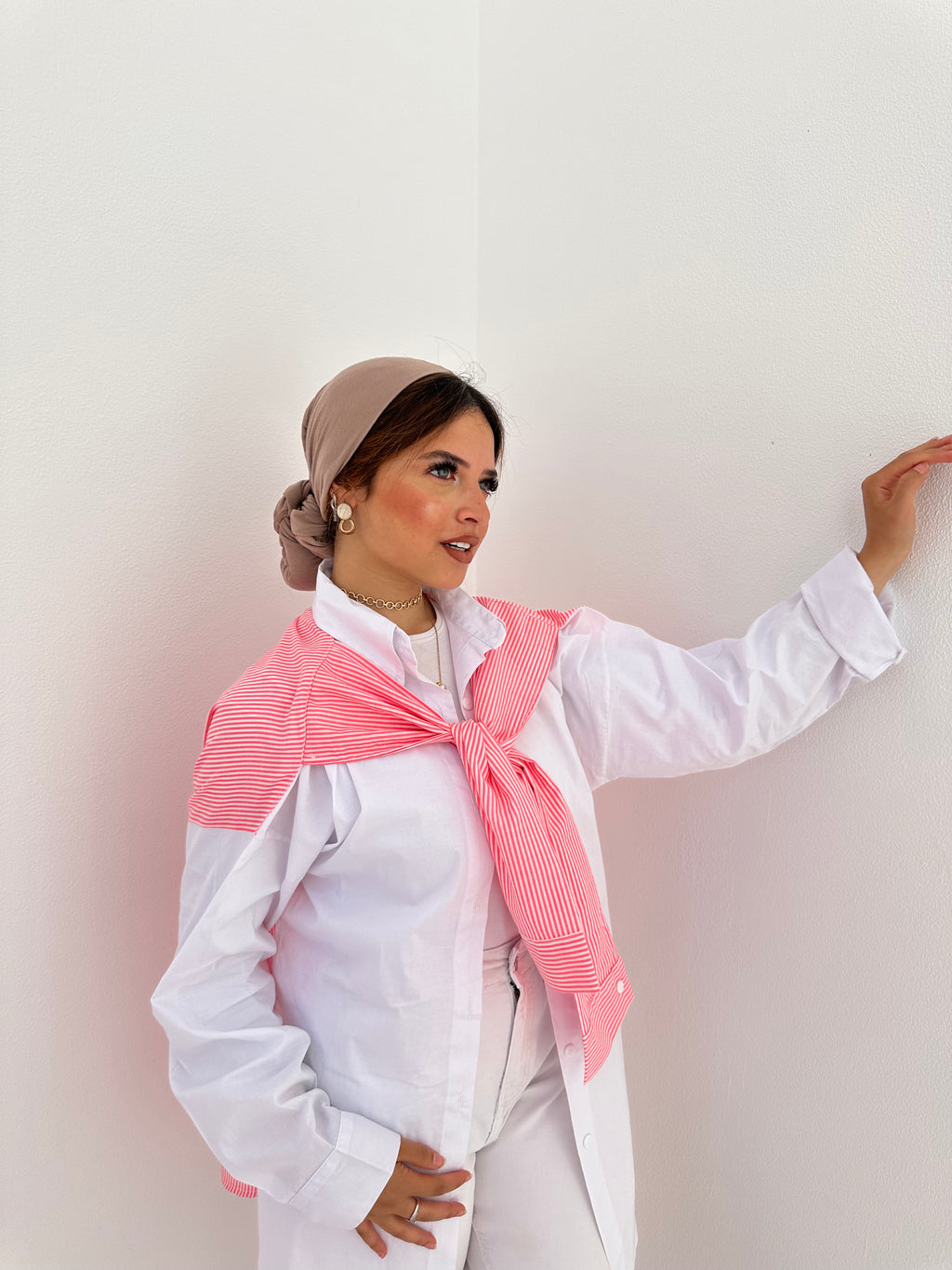 Striped Chemise - Pink