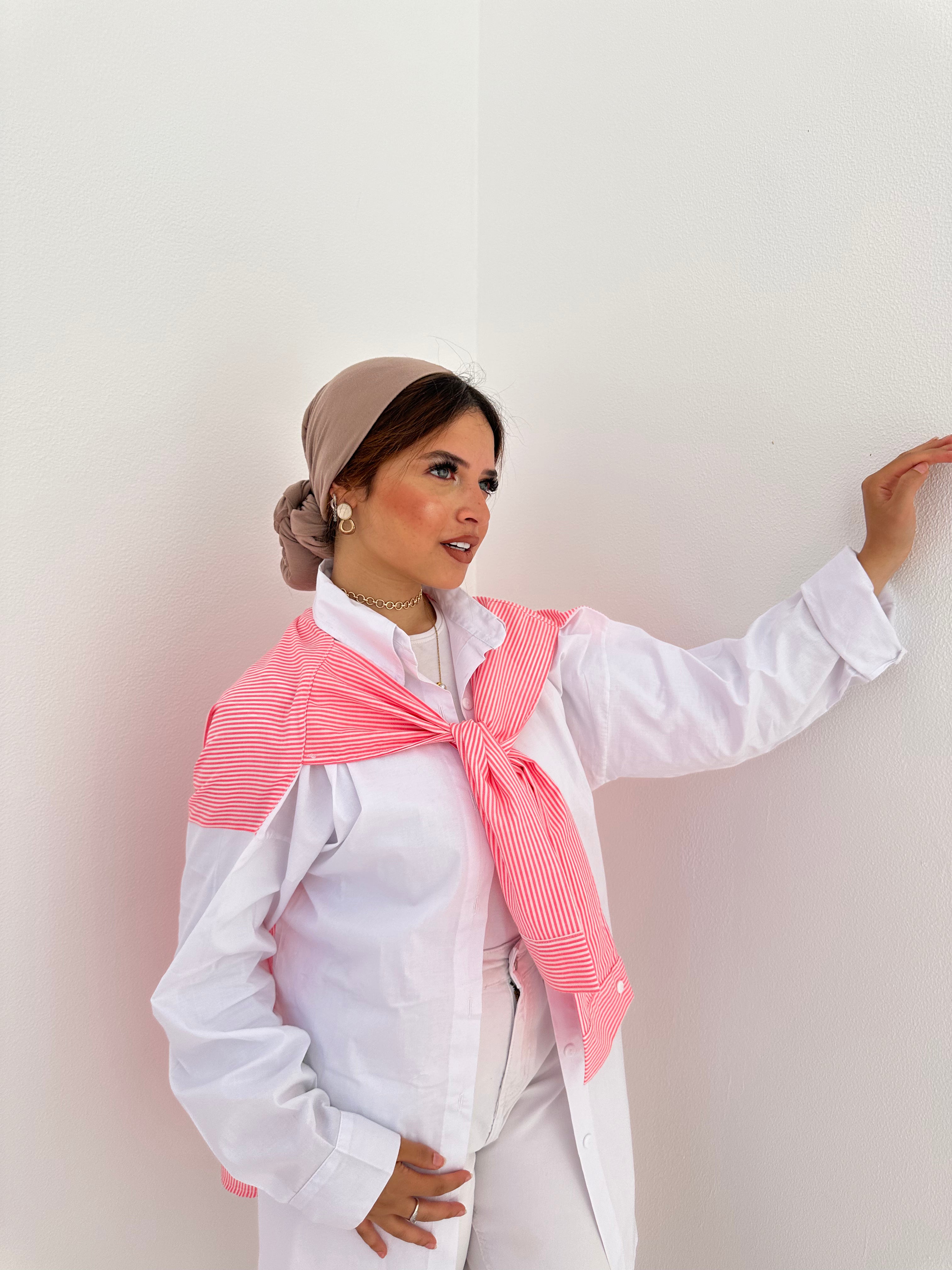 Striped Chemise - Pink