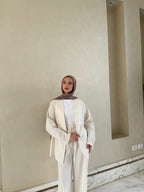 Crinkled Front Tie Blouse