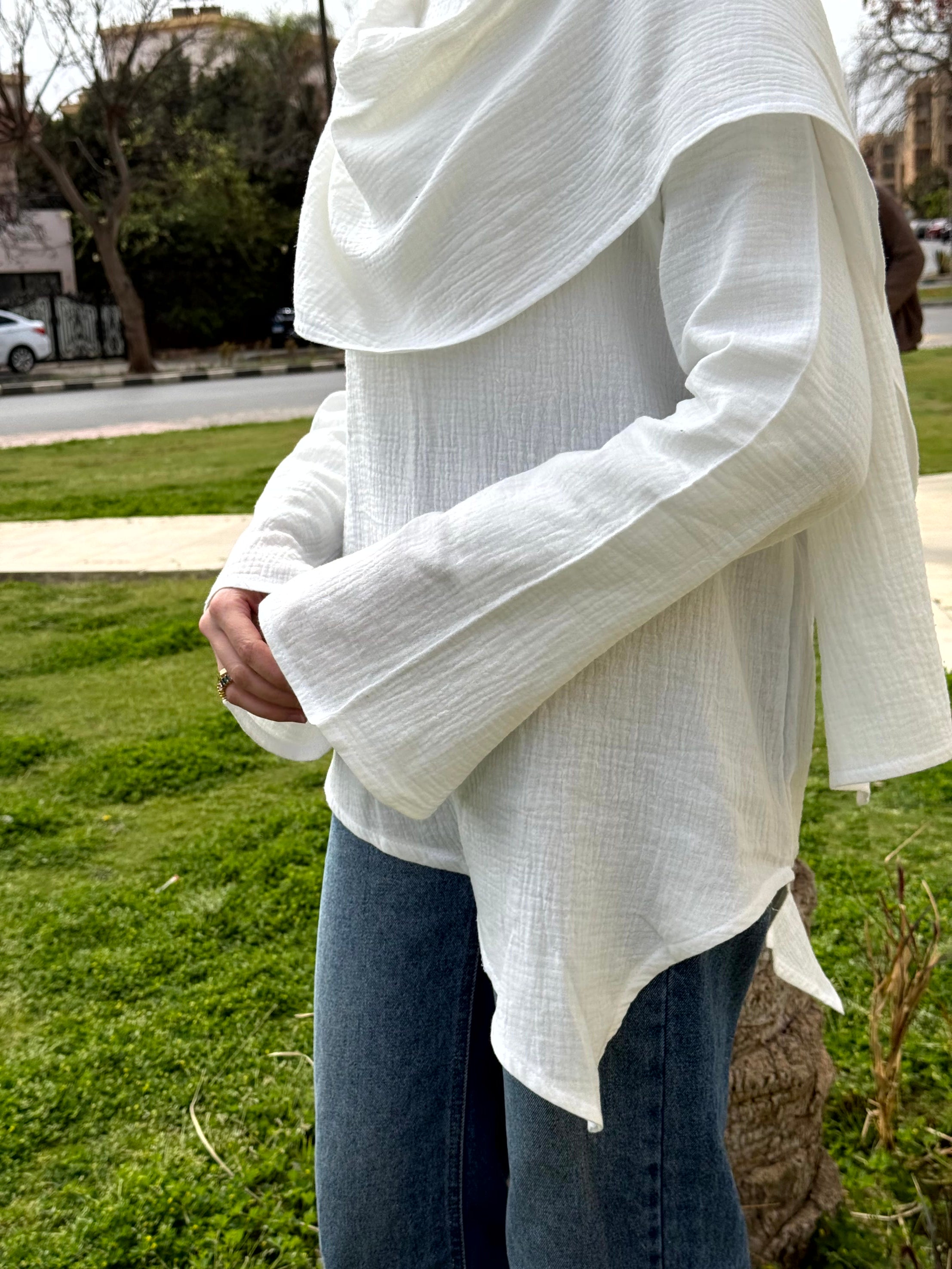 Linen Layered Blouse