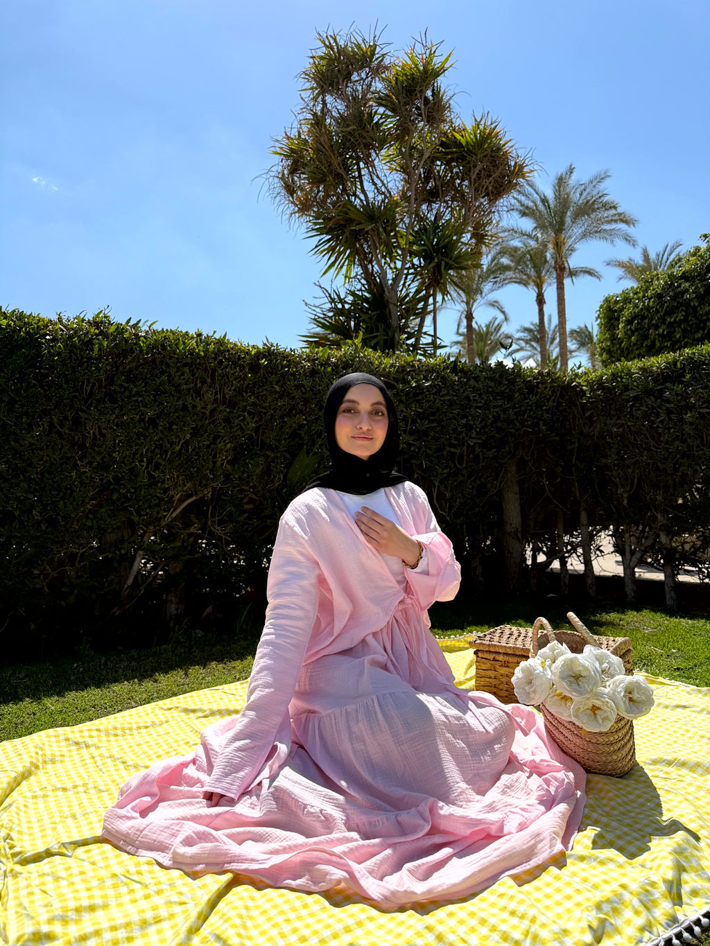 Flowy Cotton-Linen Skirt