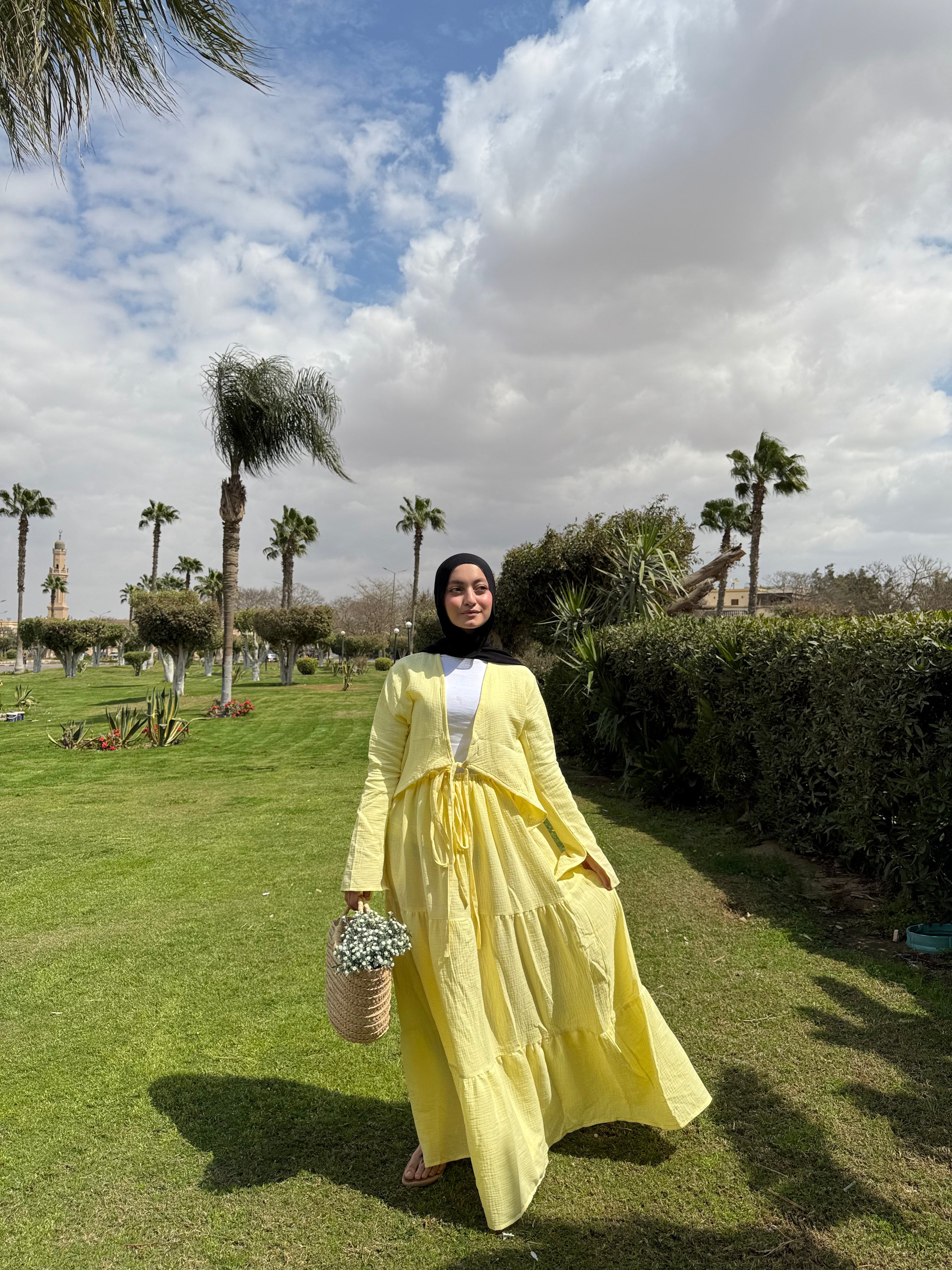Flowy Cotton-Linen Skirt