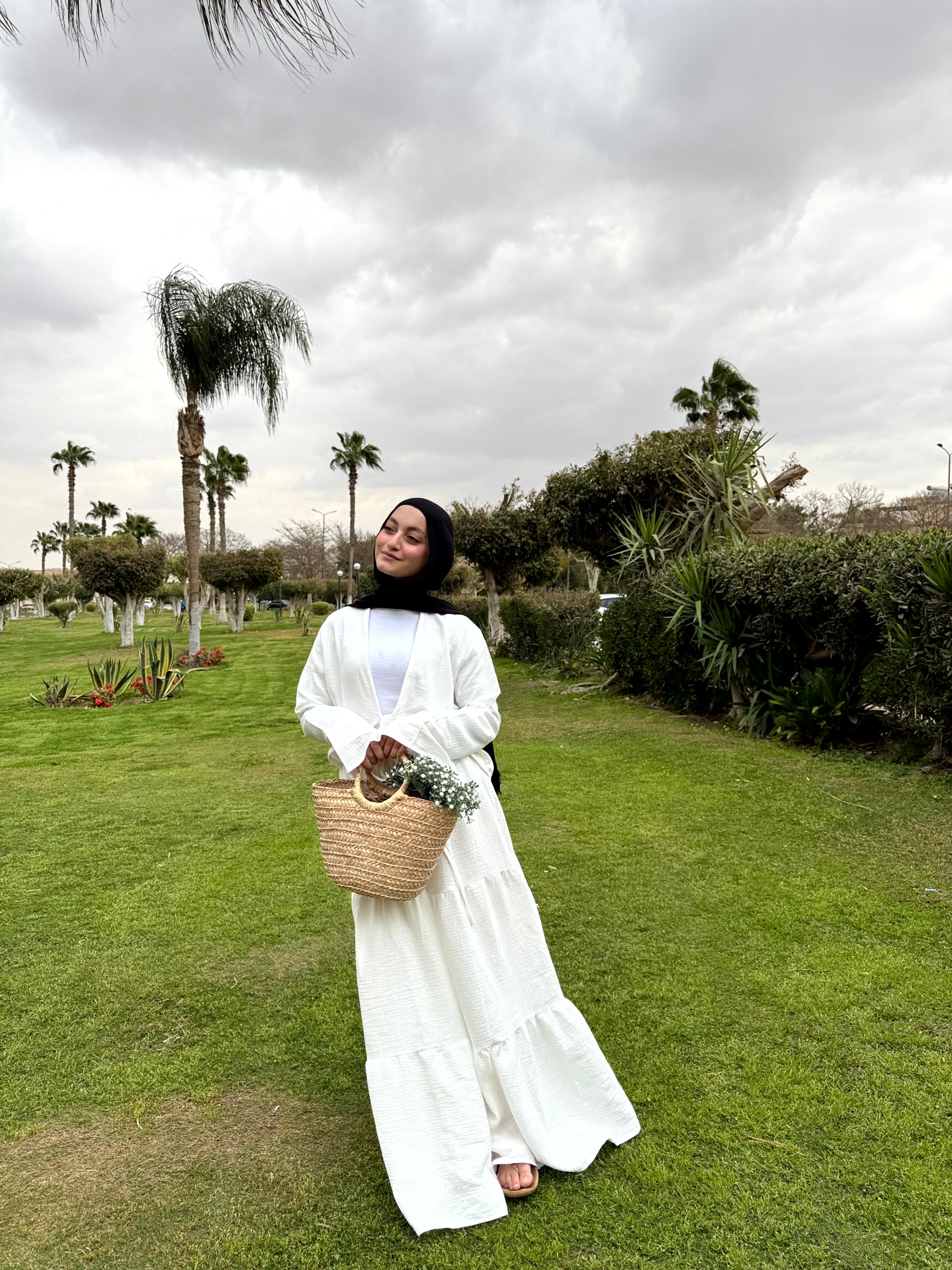 Flowy Cotton-Linen Skirt