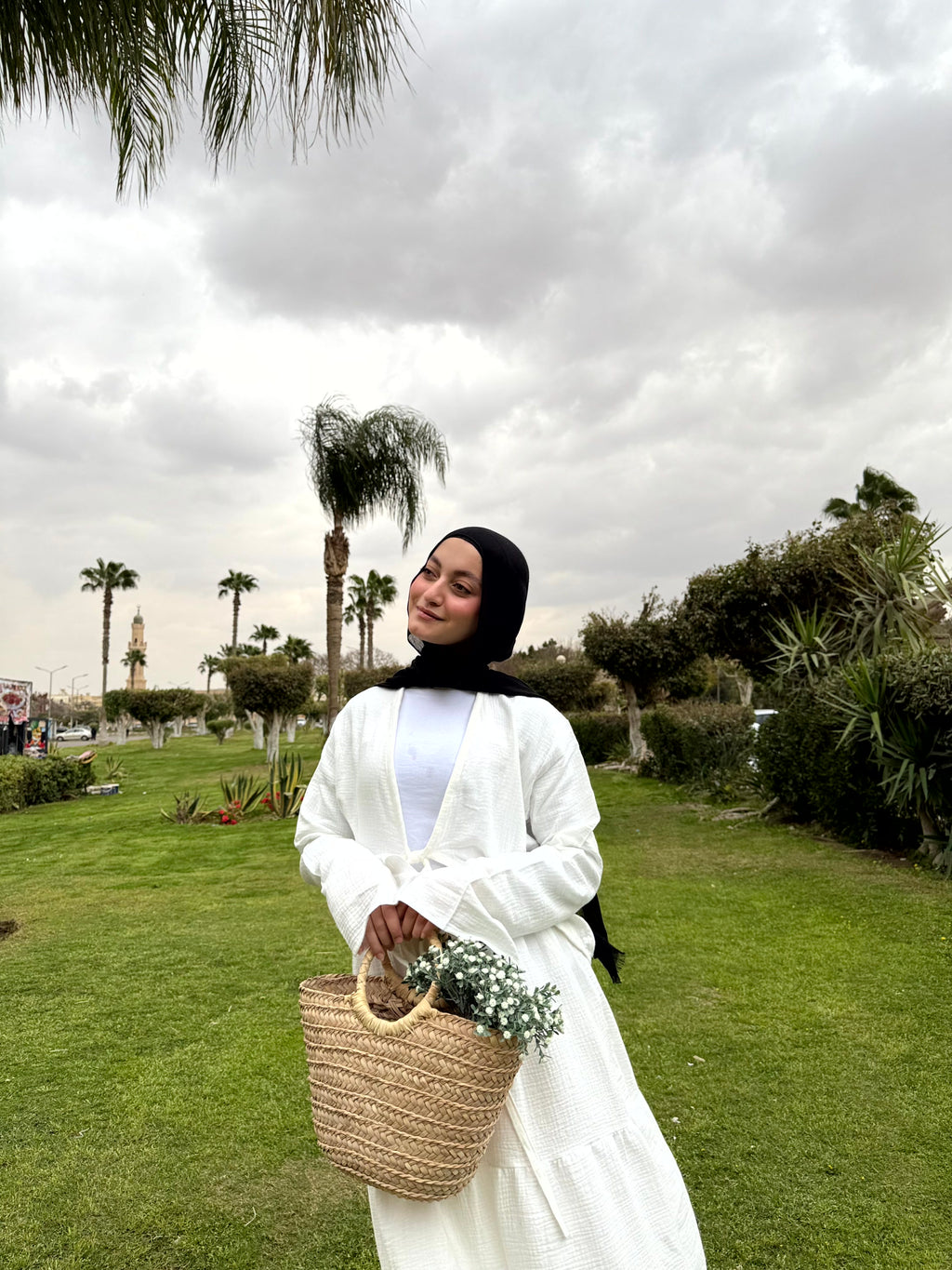 Flowy Cotton-Linen Skirt