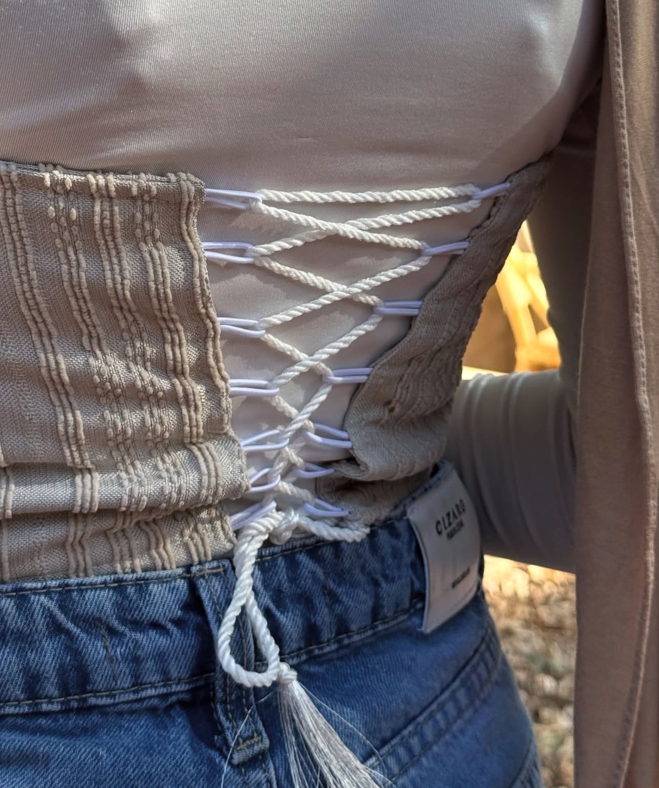 Pearl corset